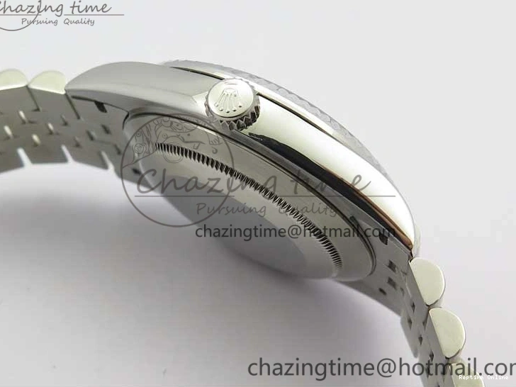 0203 ModernLook DateJust 41mm 126334 SS BP Maker 1:1 Best Edition New Version Blue Roman Dial on Jubilee Bracelet 3033